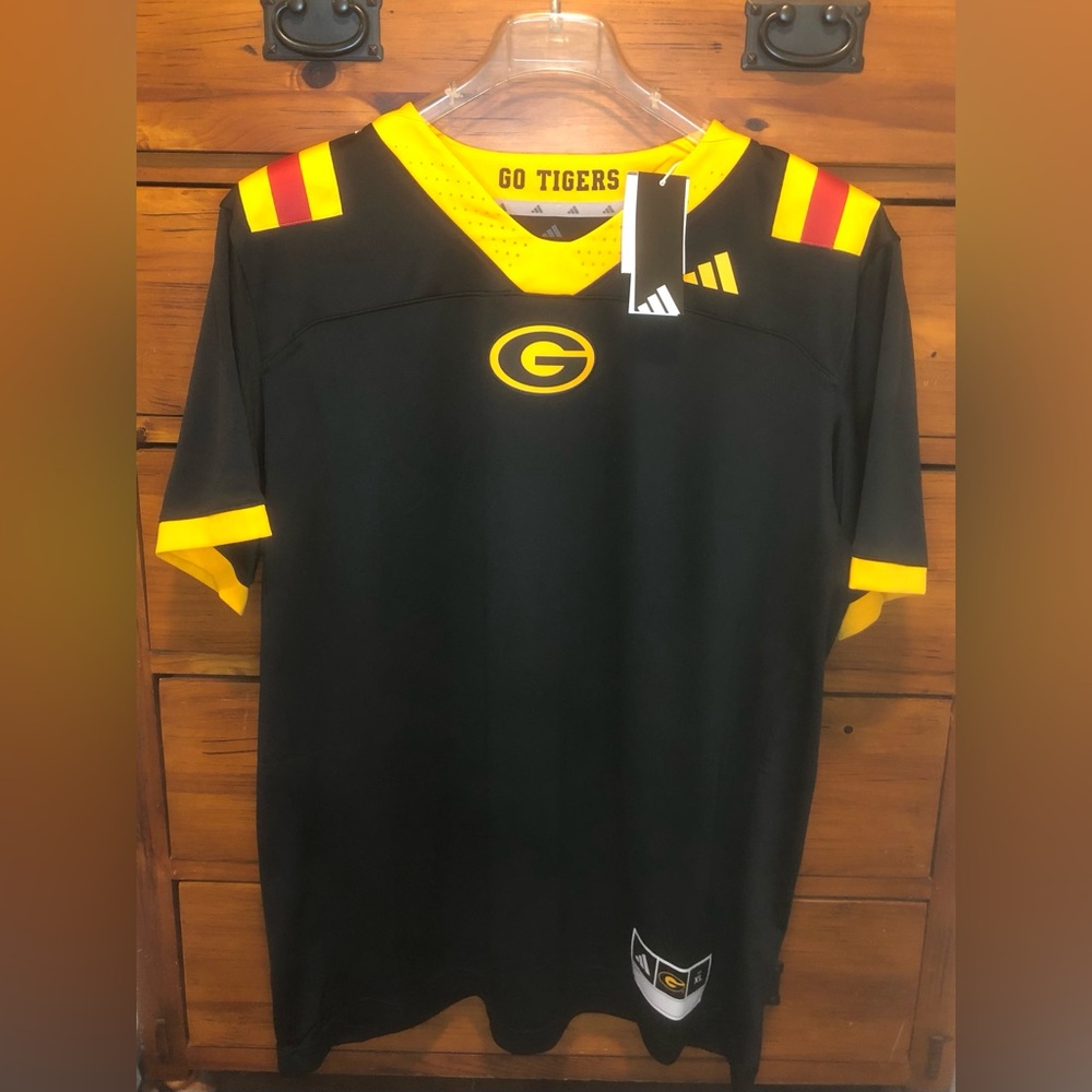 Adidas Grambling Tigers Team Issued Pre-Game Football Jersey JM7953 Men Size XL